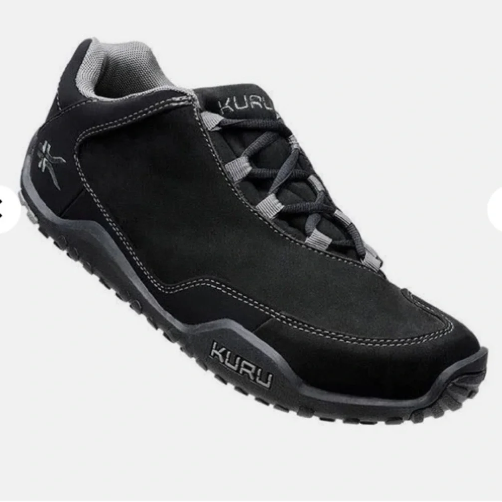 KURU CHICANE Men's Black and Gray Athletic Shoes size 8‎ Wide